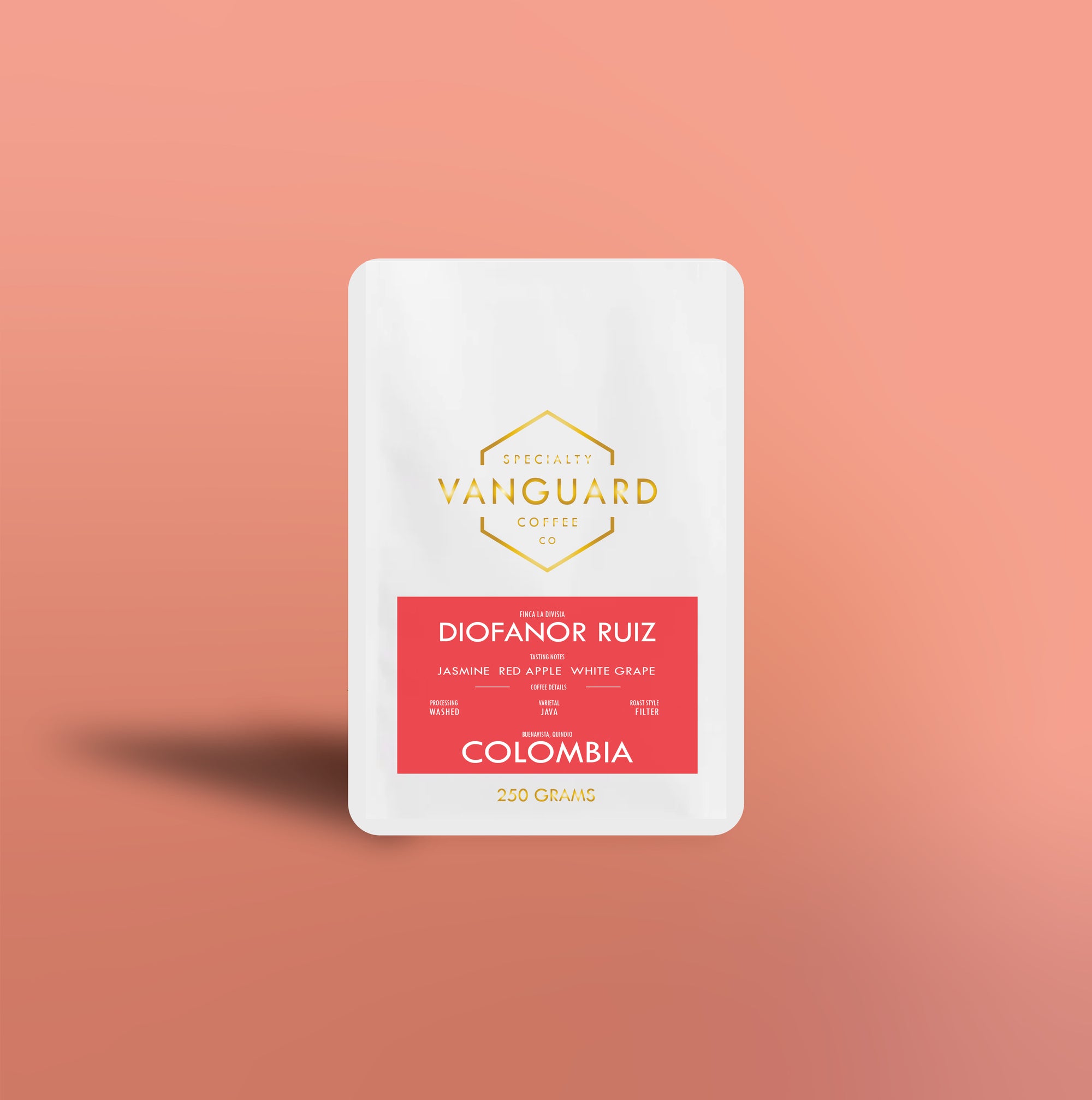 Colombia Diofanor Ruiz Java Washed - Filter Roast