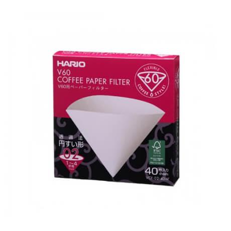 Hario Paper Filters 40 Pack - Vanguard Specialty Coffee Company -